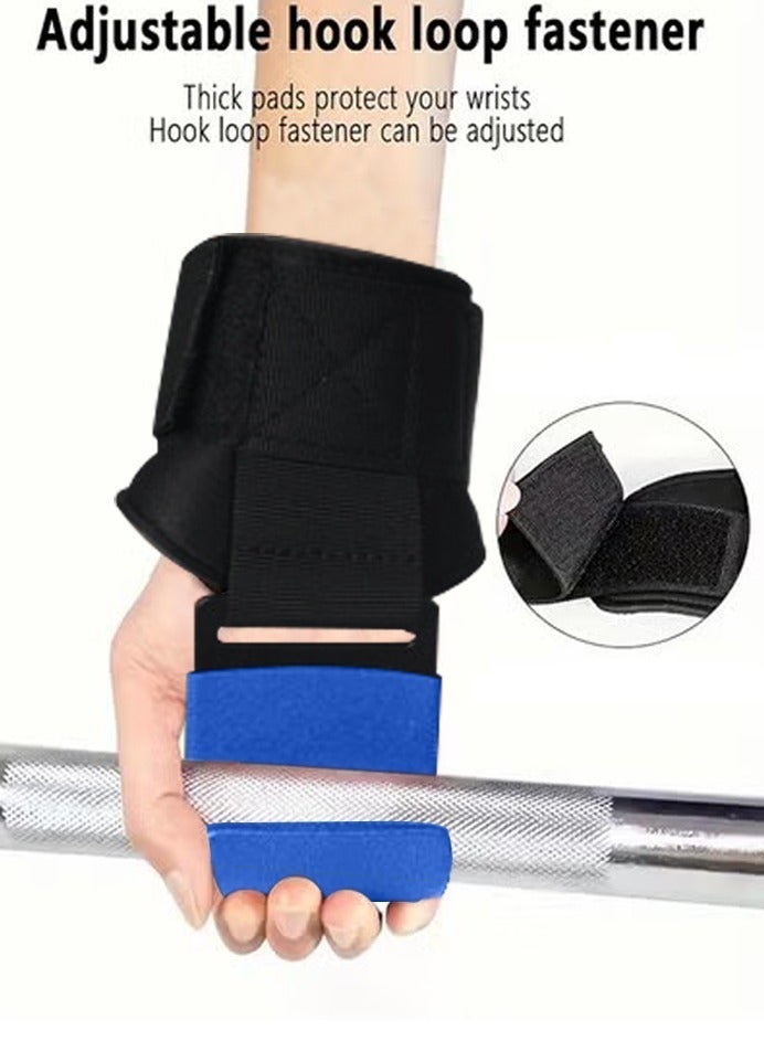 0TO1 TECH Weight Lifting Hooks with Wrist Wraps, Padded Lifting Hooks for Men and Women, High-Grade Gard Pull Lifting Straps, Pull-Up Lifting Gloves - Image 2